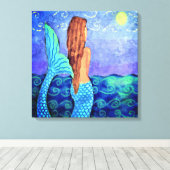 Das Abstrakte digitale Bild der Sonne Leinwanddruck (Insitu (Holzboden))