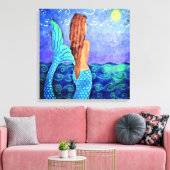 Das Abstrakte digitale Bild der Sonne Leinwanddruck (Insitu (Wohnzimmer))