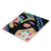 Das Abstrakte digitale Portrait einer Frau Fliese (Seite)