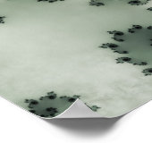 Das Abstrakte Fraktal der Träume Poster (Ecke)