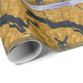 Das abstrakte isländische Goldene Pferd Geschenkpapier (Rolleneckpunkt)