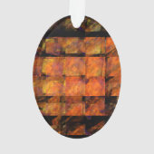 Das Abstrakte Kunstakryloval der Wand Ornament (Rückseite)