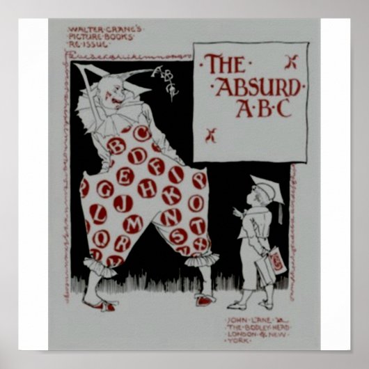 Das absurde ABC von Walter Krane Poster (Vorne)