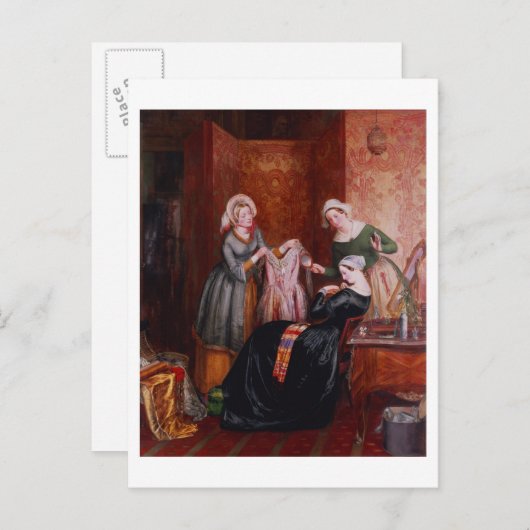 Das Abwerfen ihres Unkrauts Postkarte (Vorne/Hinten)