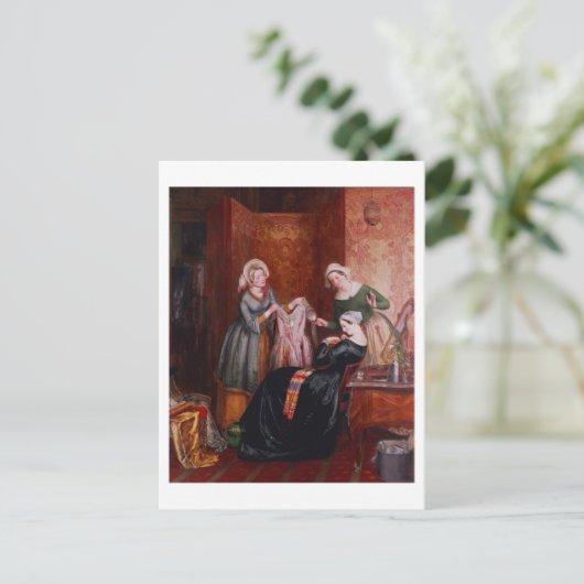 Das Abwerfen ihres Unkrauts Postkarte (Stehend Vorderseite)