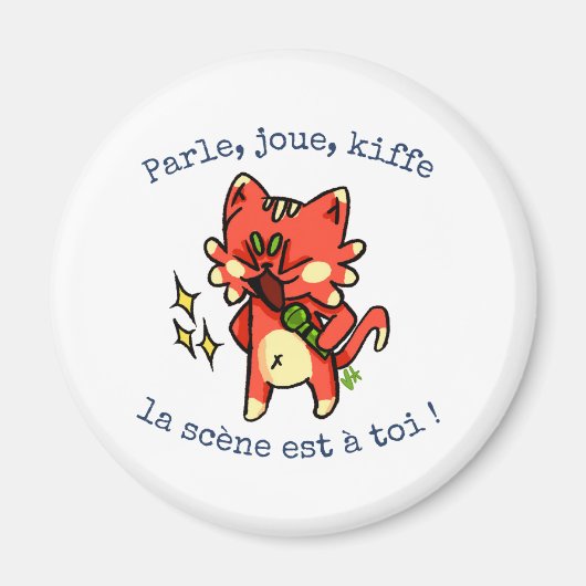 Das Abzeichen der Meinungsfreiheit Magnet (Vorne)