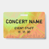 Das Abzeichen des "All Access Pass Concept"-Person Ausweis (Rückseite)