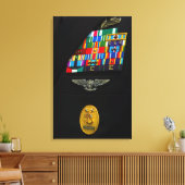 Das Abzeichen des Befehlshabers Leinwanddruck (Insitu (Wohnzimmer))