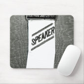 Das Abzeichen des Lautsprecher für die Mousepad (Mit Mouse)