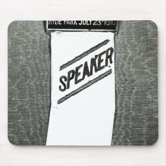 Das Abzeichen des Lautsprecher für die Mousepad (Vorne)