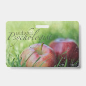 Das Abzeichen des Name-Schulpsychologen Ausweis (Rückseite)