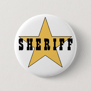 Das Abzeichen des Sheriffs Button