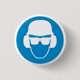 Das Abzeichen für den Sicherheitsmann Button