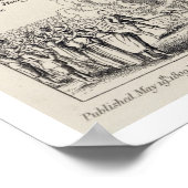 Das Abziehen des Cheapside Cross durch Iconocl Poster (Ecke)