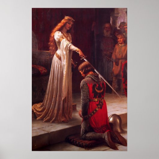Das Accolade-Ölgemälde Poster (Vorne)