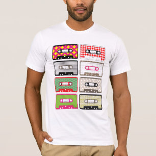 Das Achtzigerjahre Mischungs-Band-Shirt T-Shirt