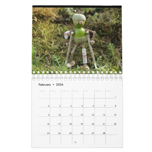 Das Acorn-Volk des Shirebrook-Tals Kalender (Feb 2026)