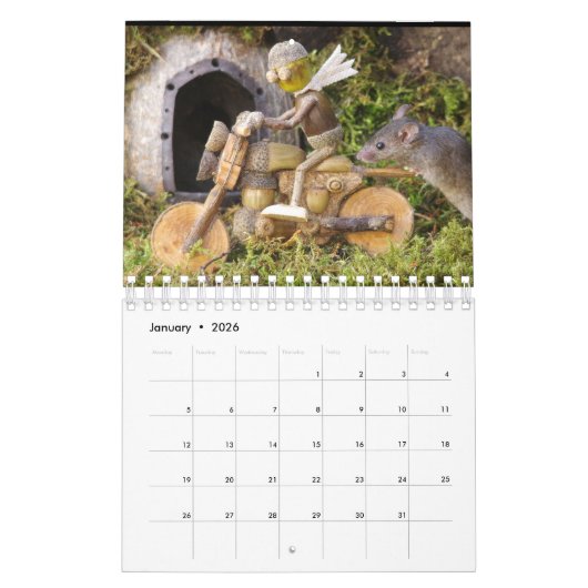 Das Acorn-Volk des Shirebrook-Tals Kalender (Jan 2026)