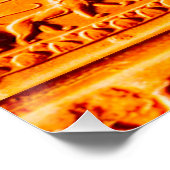 Das Adda-Zylinder-Siegel Akkadian Poster (Ecke)