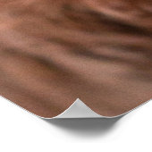 Das Adorable Highland Calf Poster (Ecke)