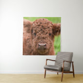 Das Adorable Highland Calf Wandteppich (Beispiel)