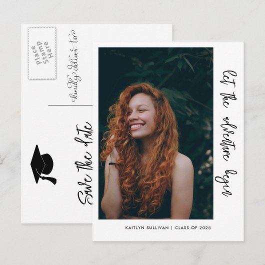 Das Adventure Begin Script Lässig gelassen | Absol Ankündigungspostkarte (Vorne/Hinten)