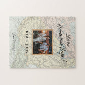 Das Adventure Begin Wedding Foto gelassen Puzzle (Horizontal)