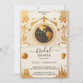 Das Adventure Passport Boarding Pass Brautparty Einladung (Vorderseite)