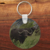 Das afrikanische Buffalo Schlüsselanhänger (Vorderseite)
