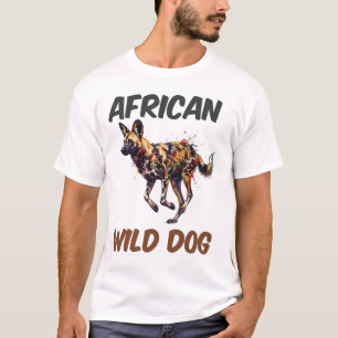Das Afrikanische Wildhund-Emblem T-Shirt