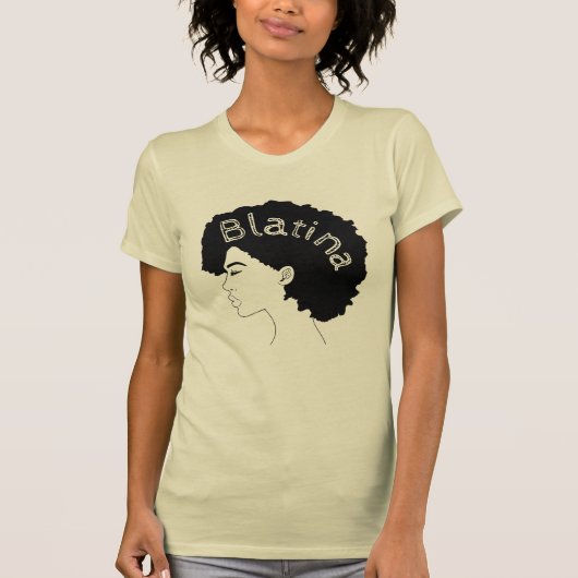 Das "afro-Latina" Reihe Blatina themenorientierte T-Shirt (Vorderseite)