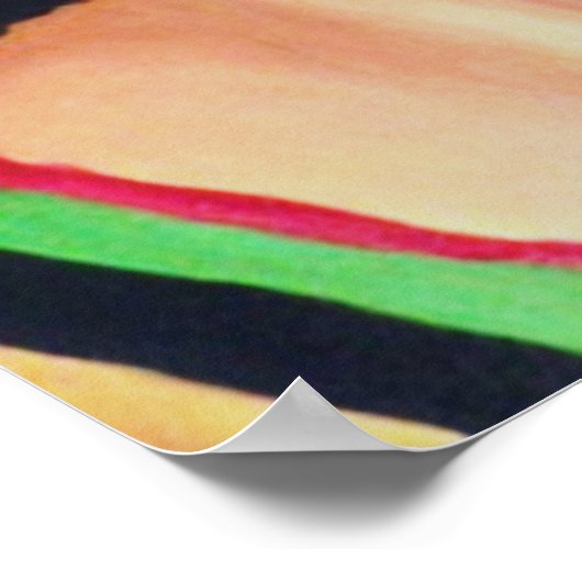 Das AFRO-Poster Poster (Ecke)