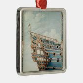 Das Aftercastle von 'Le Soleil Royal' Silbernes Ornament (Rechts)