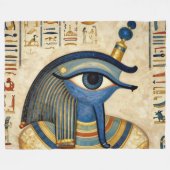 Das Ägyptische Auge´1 Fleecedecke (Vorderseite (Horizontal))