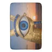 Das Ägyptische Auge´3 Badematte (Vorderseite Vertikal)