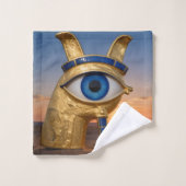 Das Ägyptische Auge´3 Badhandtuch Set (Waschlappen)