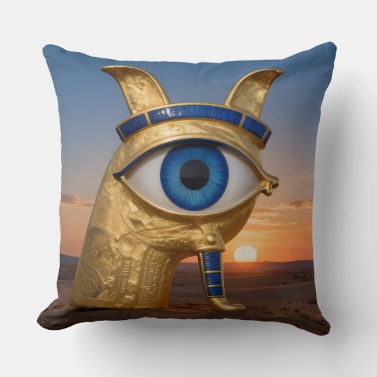 Das Ägyptische Auge´3 Kissen (Vorderseite)