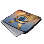 Das Ägyptische Auge´3 Laptopschutzhülle (Vorne Knopf)