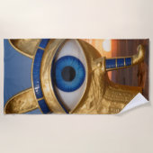 Das Ägyptische Auge´3 Strandtuch (Vorderseite)