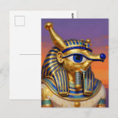 Das Ägyptische Auge´5 Postkarte (Vorne/Hinten)