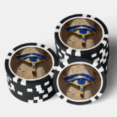 Das Ägyptische Auge´6 Pokerchips (Stapel)