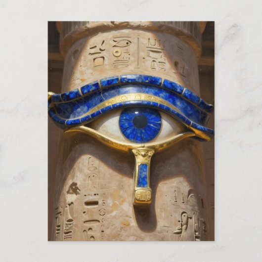 Das Ägyptische Auge´6 Postkarte (Vorderseite)