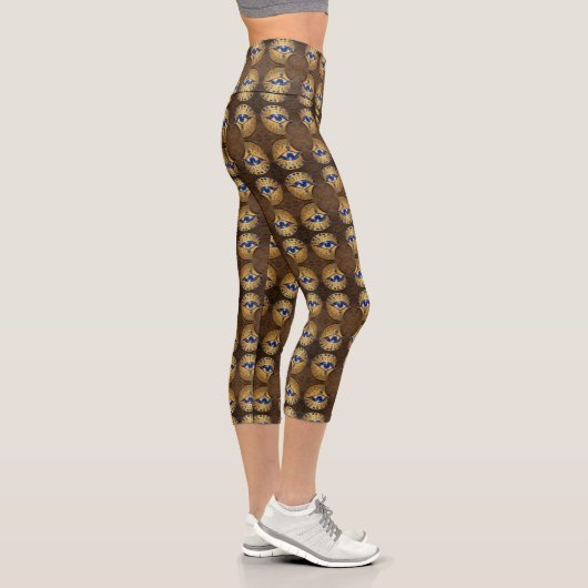 Das Ägyptische Auge´7 Capri Leggings (Rechts)