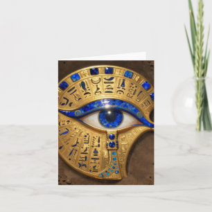 Das Ägyptische Auge´7 Feiertagskarte