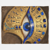 Das Ägyptische Auge´7 Fleecedecke (Vorderseite (Horizontal))