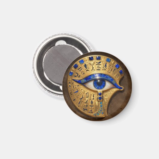 Das Ägyptische Auge´7 Magnet (Vorderseite/Rückseite)