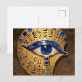 Das Ägyptische Auge´7 Postkarte (Vorne/Hinten)