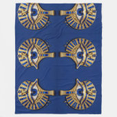 Das Ägyptische Auge´8 Fleecedecke (Vorderseite)