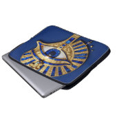 Das Ägyptische Auge´8 Laptopschutzhülle (Vorne Knopf)