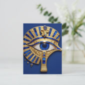 Das Ägyptische Auge´8 Postkarte (Stehend Vorderseite)
